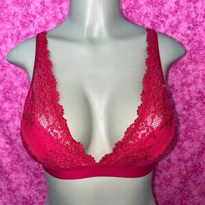 WACOAL EMBRACE LACE WIREFREE BRALETTE BRA SZ 34